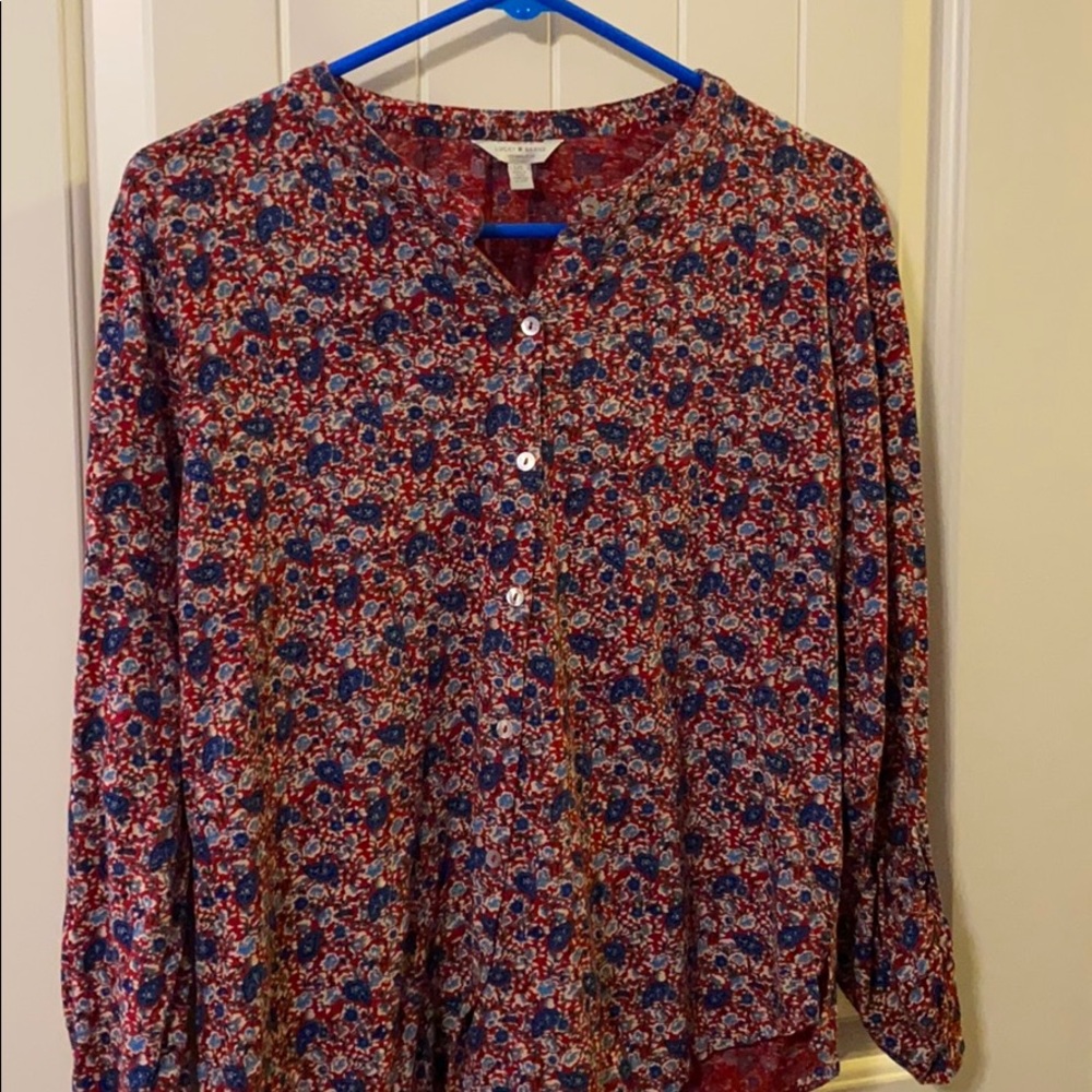 Large lucky brand button down shirt
